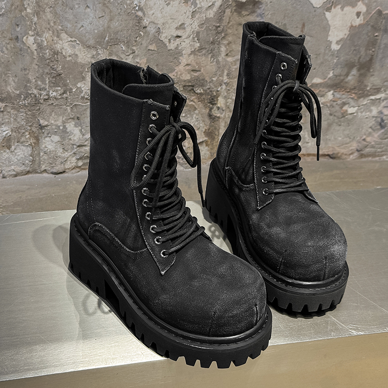 Street Fashion Trends - High Quality Retro Denim High Top