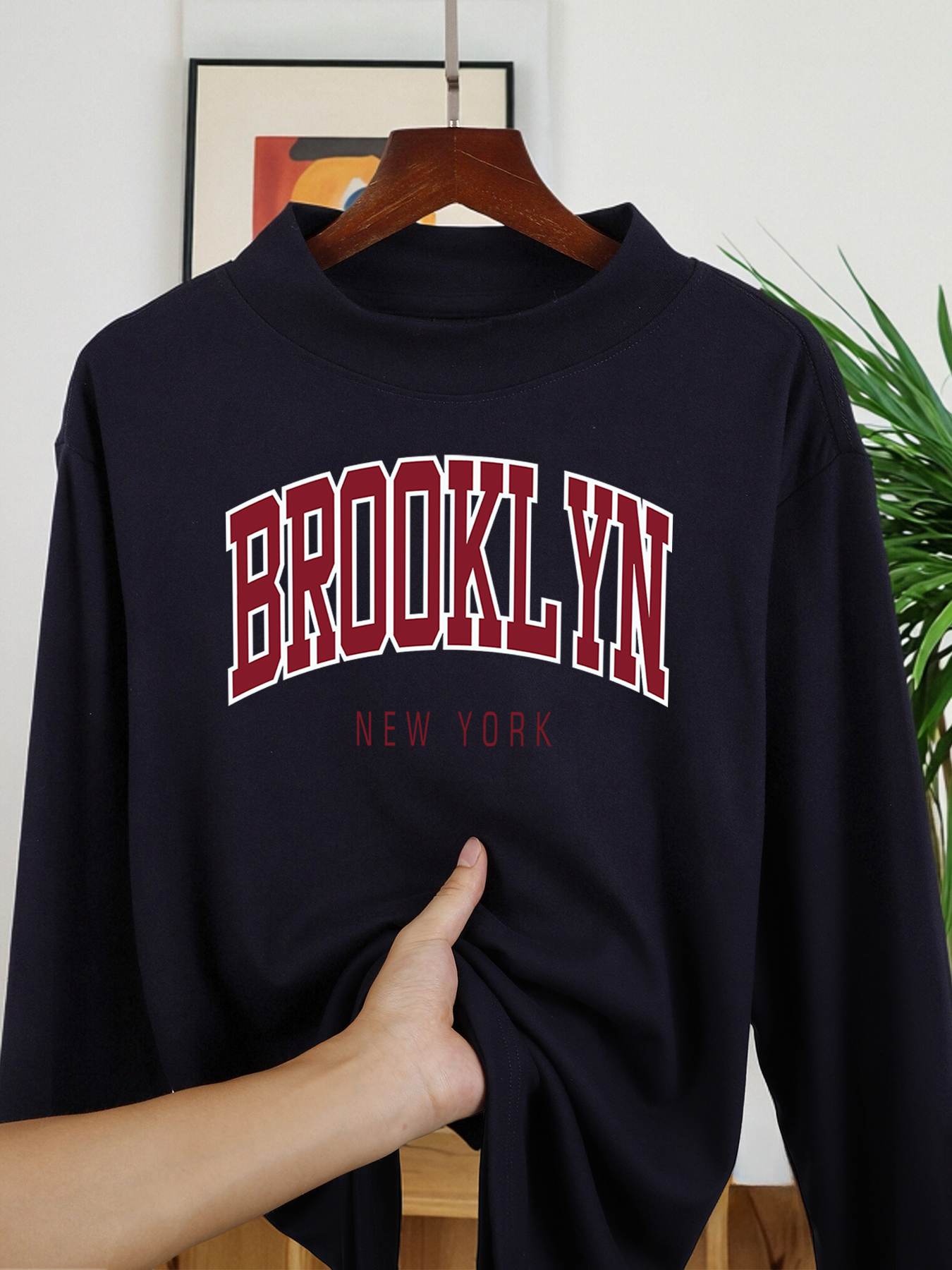 Street Fashion Of New York - Brooklyn New York Letter Printing Men