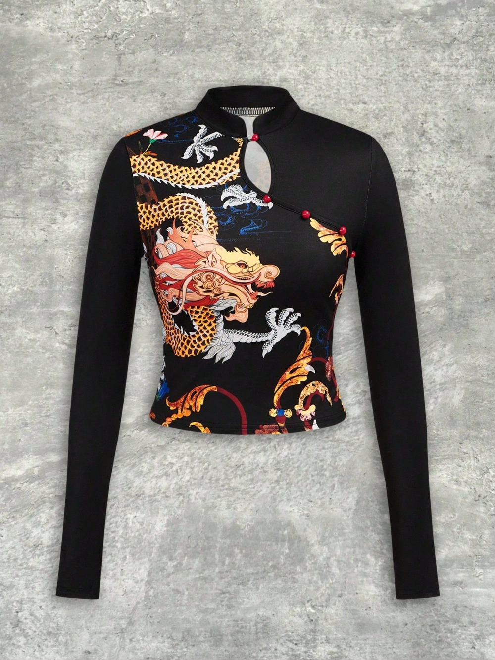 Street Fashion Trends - 2026 New Chinese Y2K Dragon Pattern