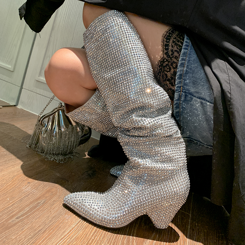 Fashion Spike Heels Crystal Lo – обзор и цена Street Fashion Dress