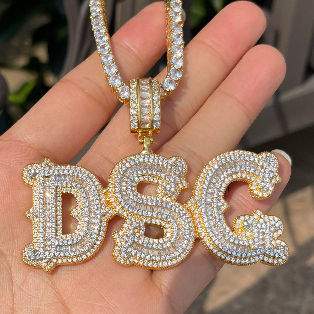 Bubble Letter Personalized Bag – обзор и цена Street Fashion Necklace