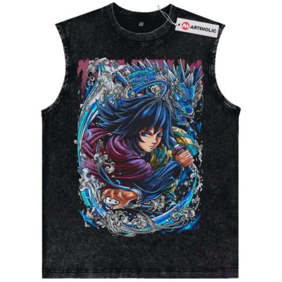 Y2k Retro Washed Demon Slayer  – обзор и цена Street Fashion Anime