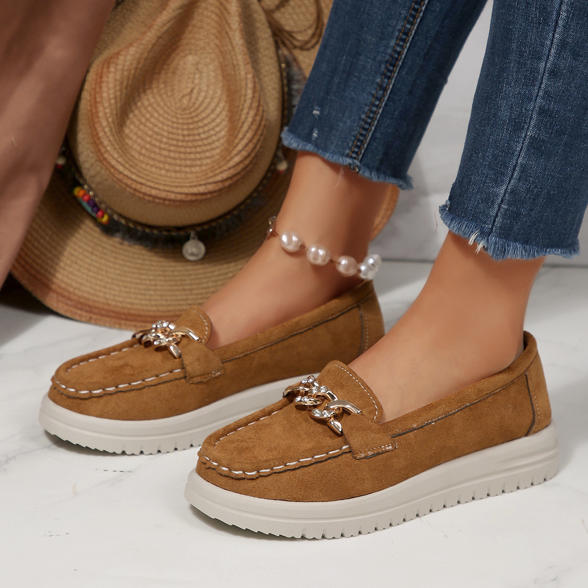 Spring Autumn Women Flats Loaf – обзор и цена Street Fashion Rome 2025