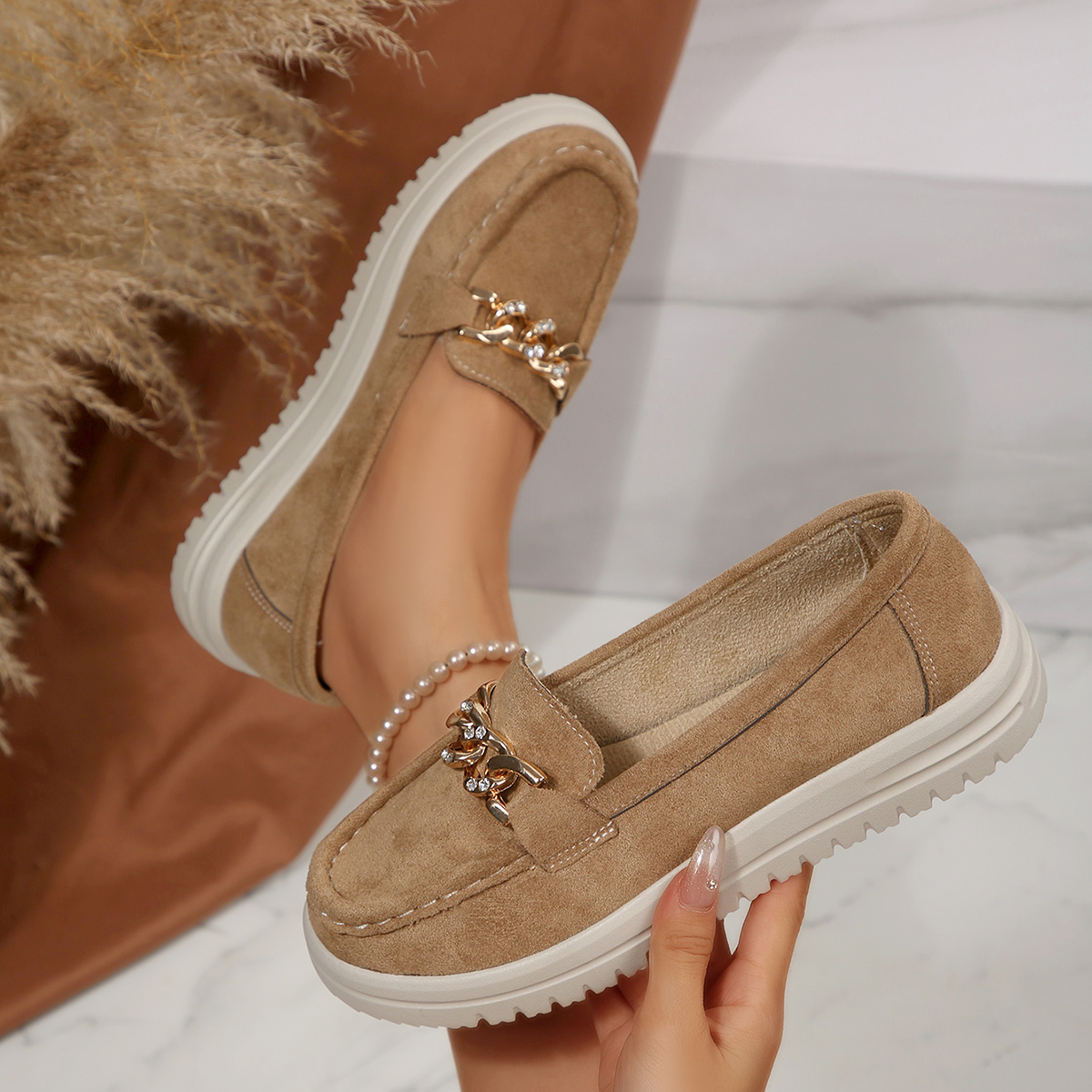 Spring Autumn Women Flats Loaf – обзор и цена Street Fashion Rome 2025