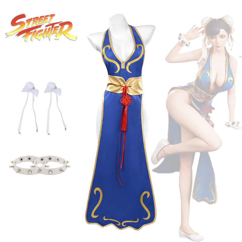 New Street Fighter Chunli cosp – обзор и цена Street Fashion Anime