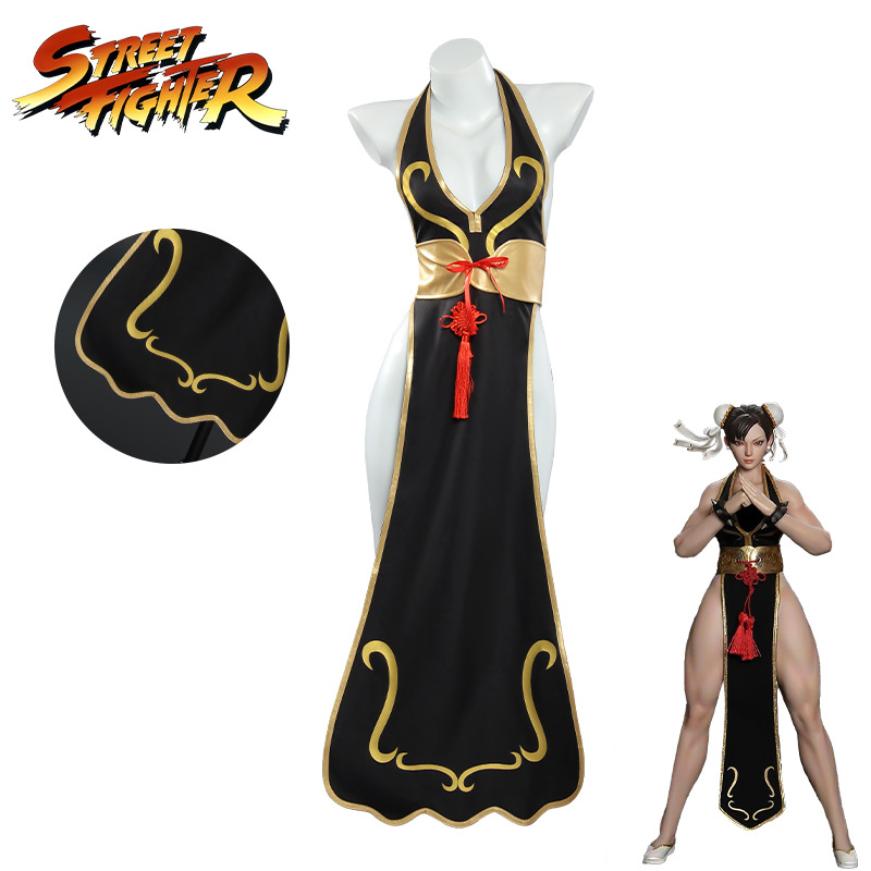 New Street Fighter Chunli cosp – обзор и цена Street Fashion Anime