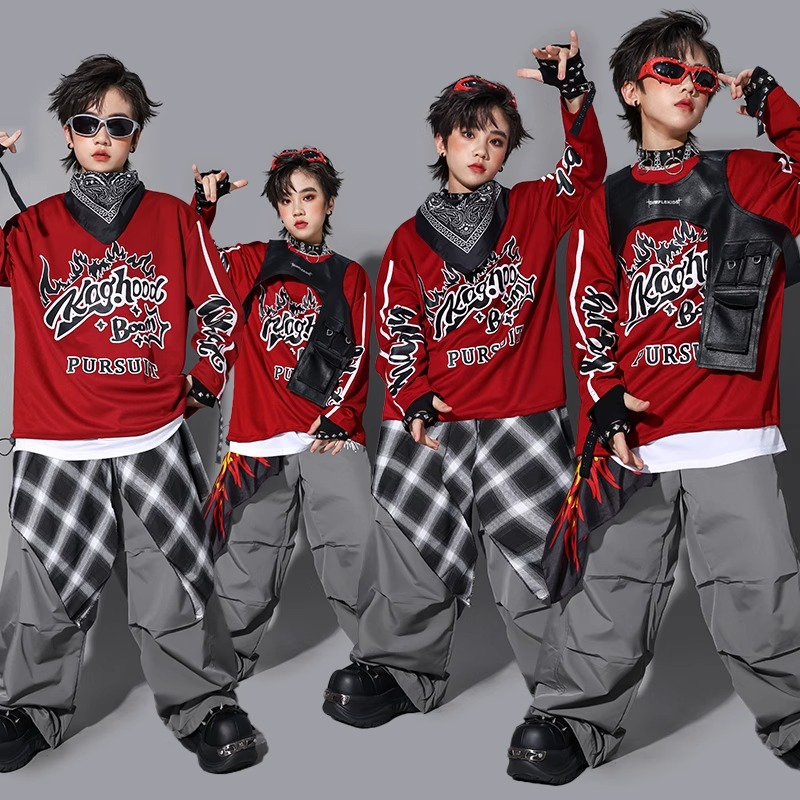 Boys K-pop Sweatshirt Fashion  – обзор и цена Street Fashion Boy