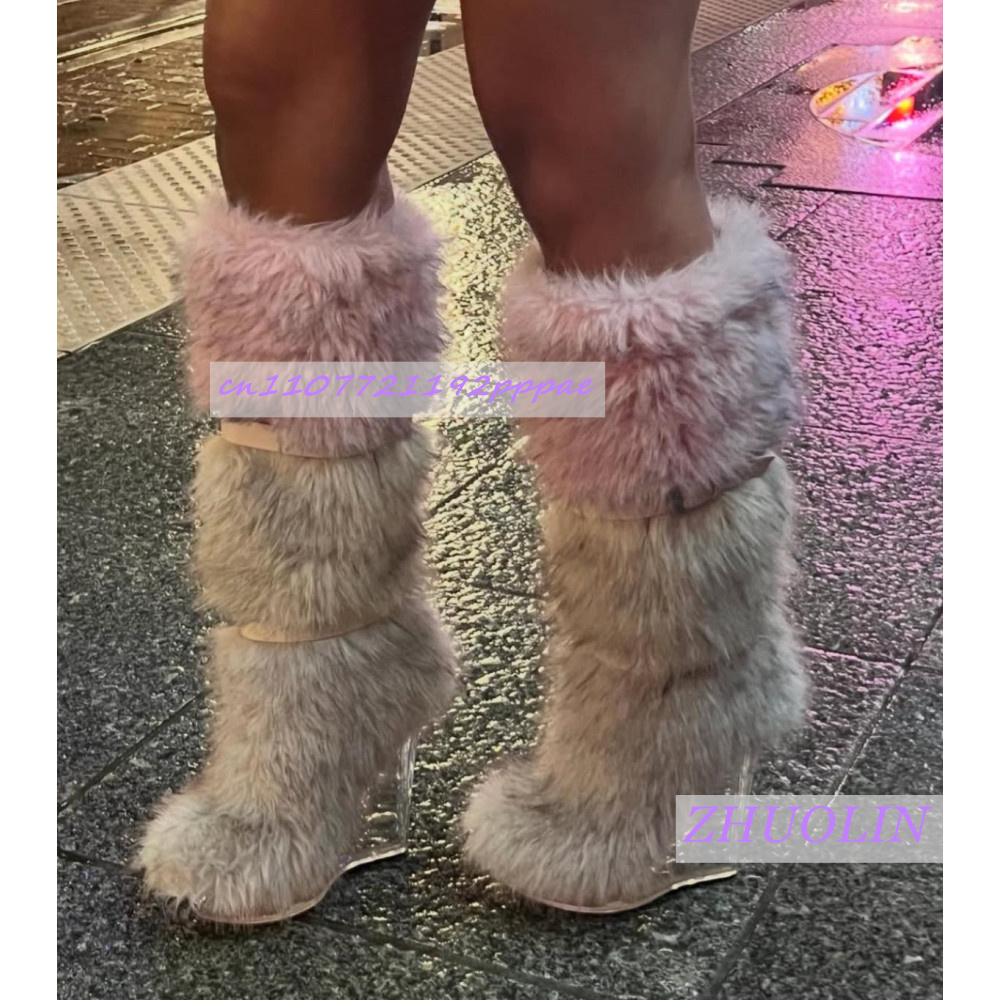 Winter Gradient Furry Transpar – обзор и цена Street Fashion Trends