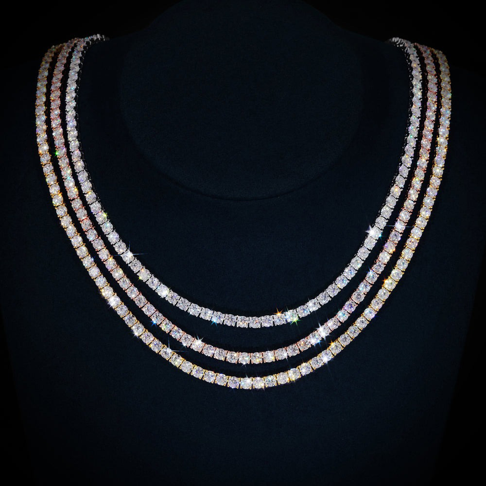 ESKEEM Brass 2/3/4/5mm Moissan – обзор и цена Street Fashion Necklace