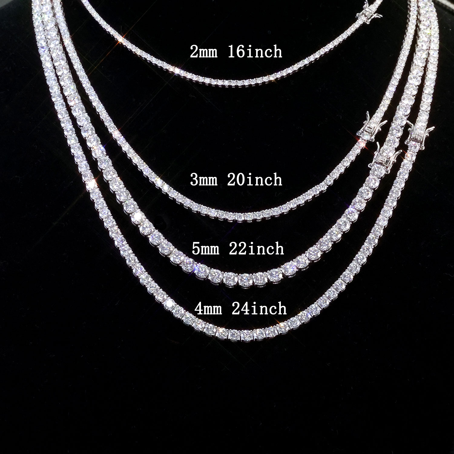 ESKEEM Brass 2/3/4/5mm Moissan – обзор и цена Street Fashion Necklace