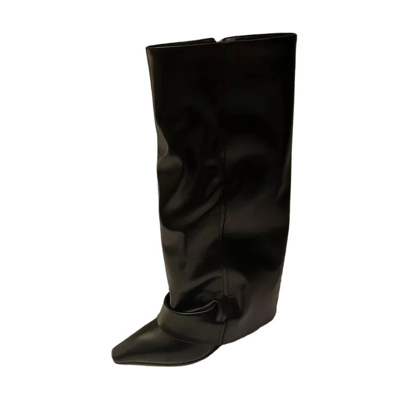 Women Trouser Legs High Boots  – обзор и цена Street Fashion Rome 2025