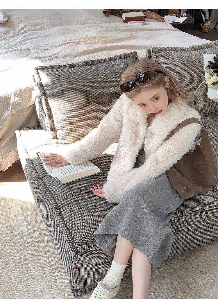 Lamb Wool Jacket For Woman Bik – обзор и цена Street Fashion Look