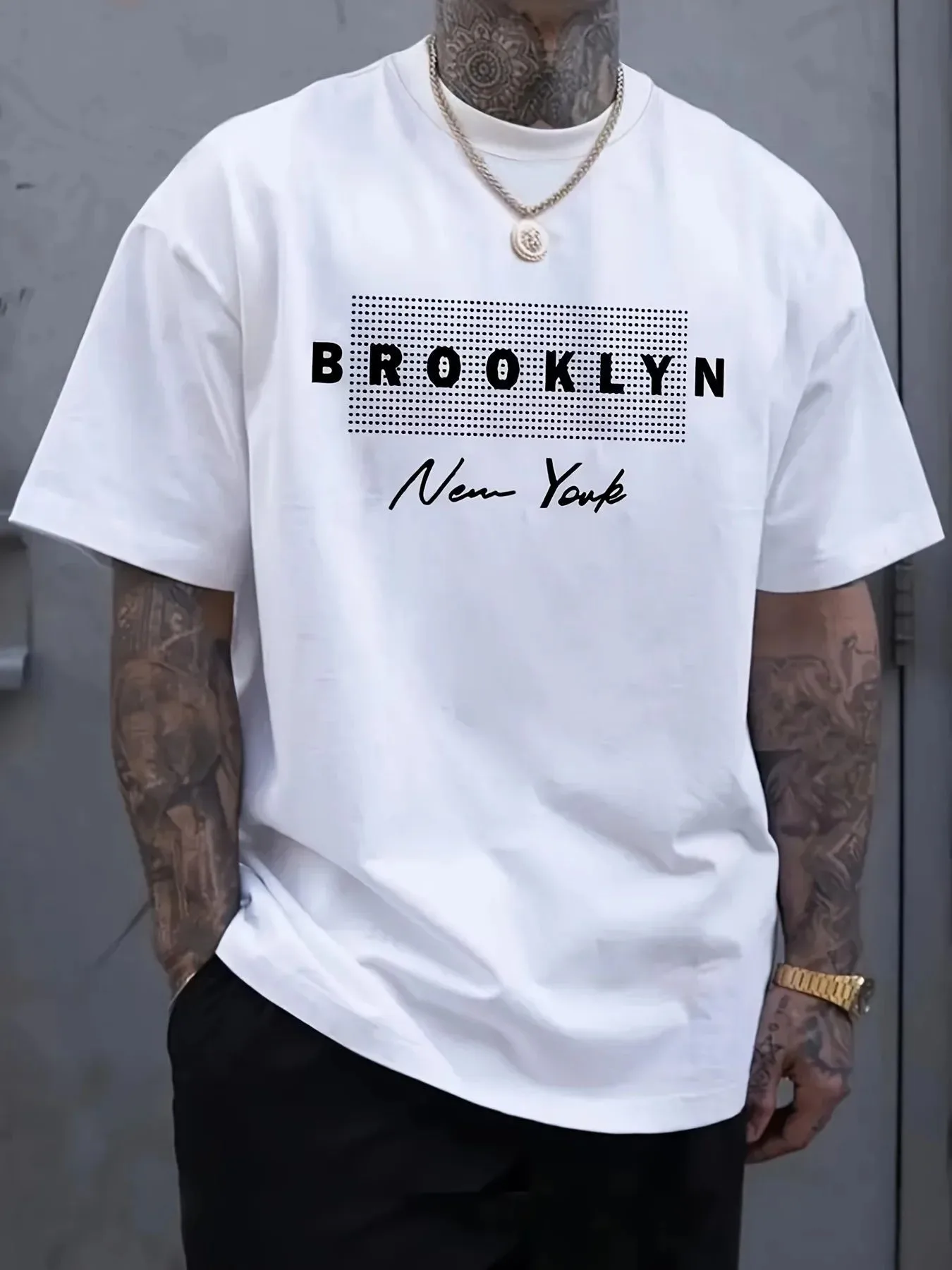 Men's New York Letter Printed  – обзор и цена Street Fashion Of New York