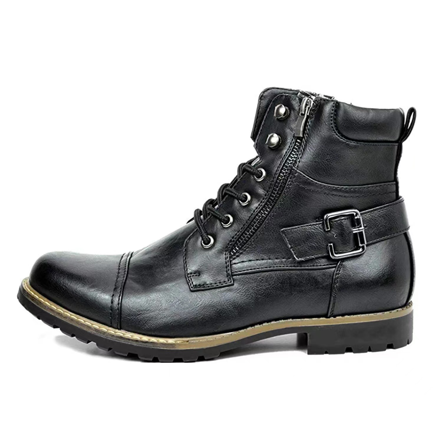 Men's Multi-Color Leather Ankl – обзор и цена Street Fashion Look