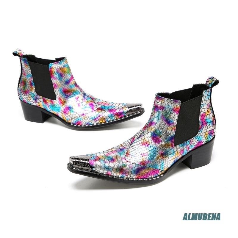 Multicolor Metallic Snake Prin – обзор и цена Street Fashion Dress
