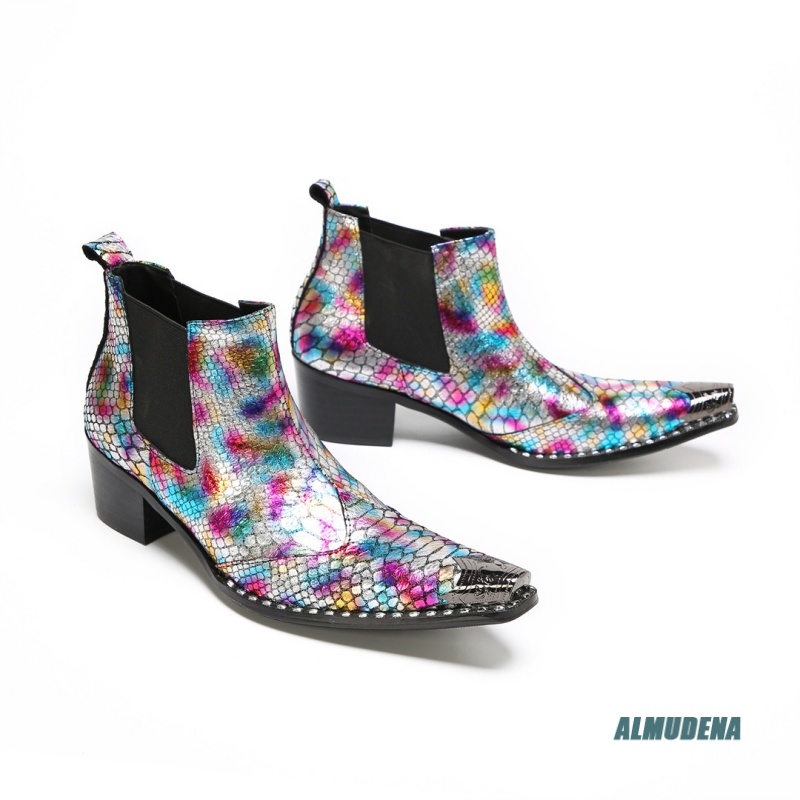 Multicolor Metallic Snake Prin – обзор и цена Street Fashion Dress