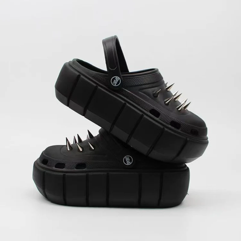 Y2K style Rivet Hole Shoes Wom – обзор и цена Street Fashion Trends