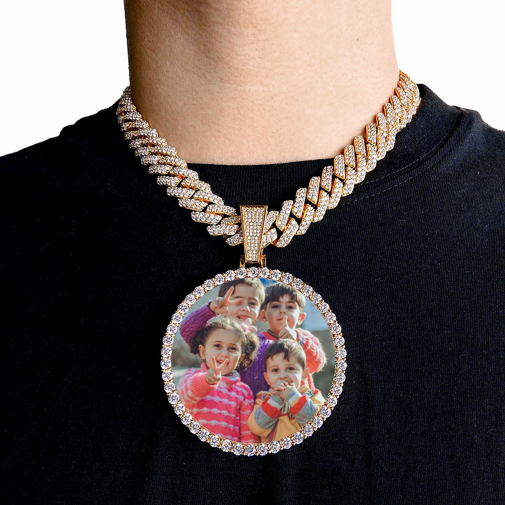 Custom Made Big Photo Medallio – обзор и цена Street Fashion Necklace