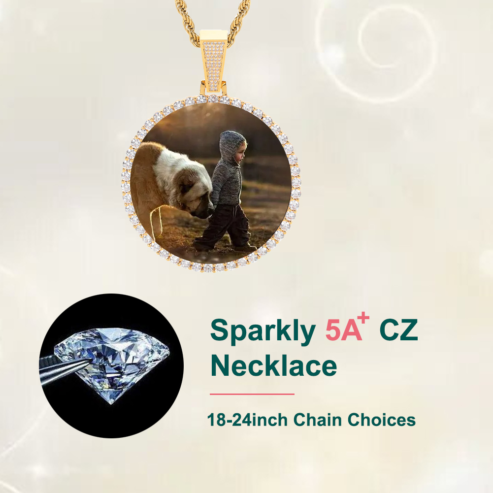 Custom Made Big Photo Medallio – обзор и цена Street Fashion Necklace
