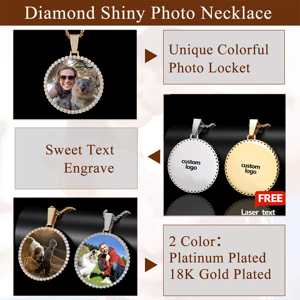 Custom Made Big Photo Medallio – обзор и цена Street Fashion Necklace