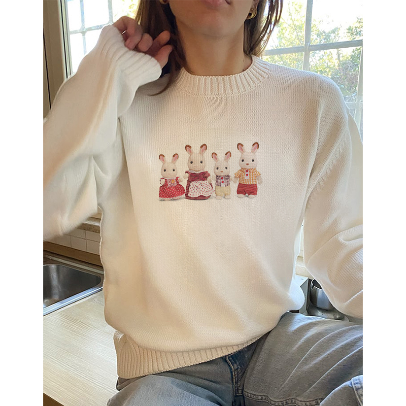 Spring Sweaters New Sweet Stre – обзор и цена Korean Street Fashion Female
