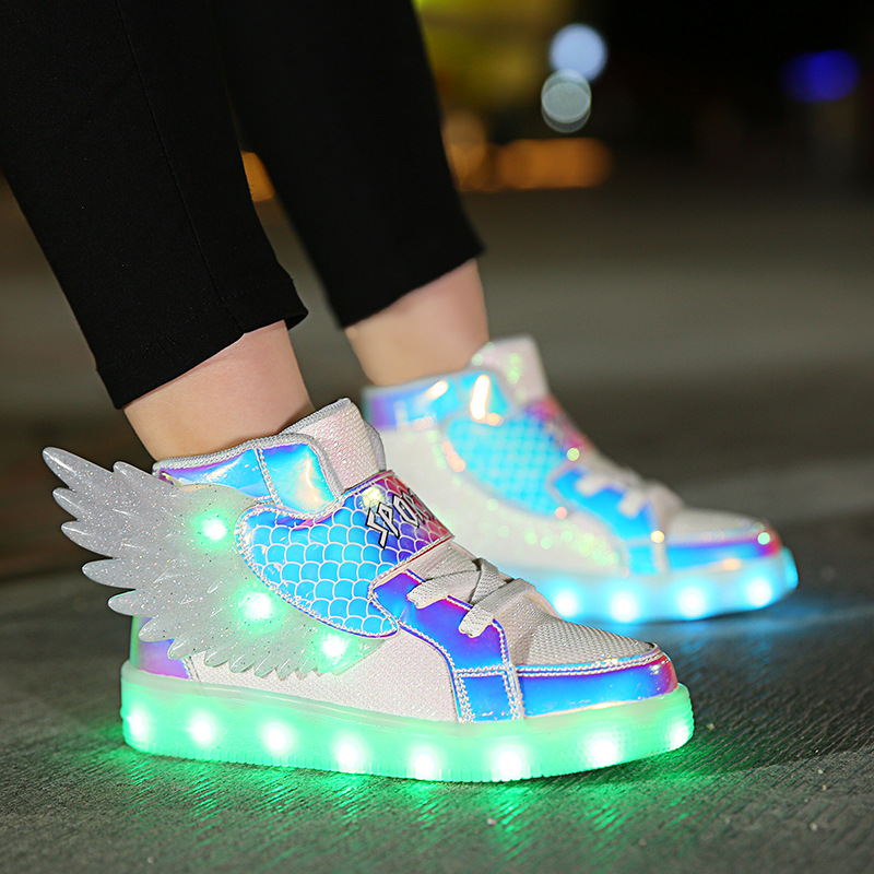 Luminous Kids Shoes Fashion St – обзор и цена Street Fashion Boy