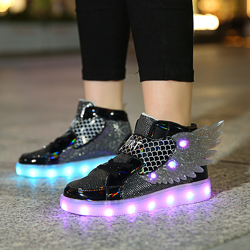 Luminous Kids Shoes Fashion St – обзор и цена Street Fashion Boy