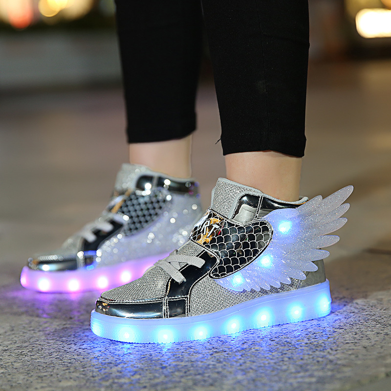 Luminous Kids Shoes Fashion St – обзор и цена Street Fashion Boy