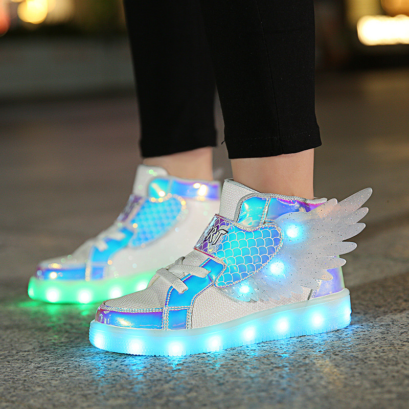 Luminous Kids Shoes Fashion St – обзор и цена Street Fashion Boy