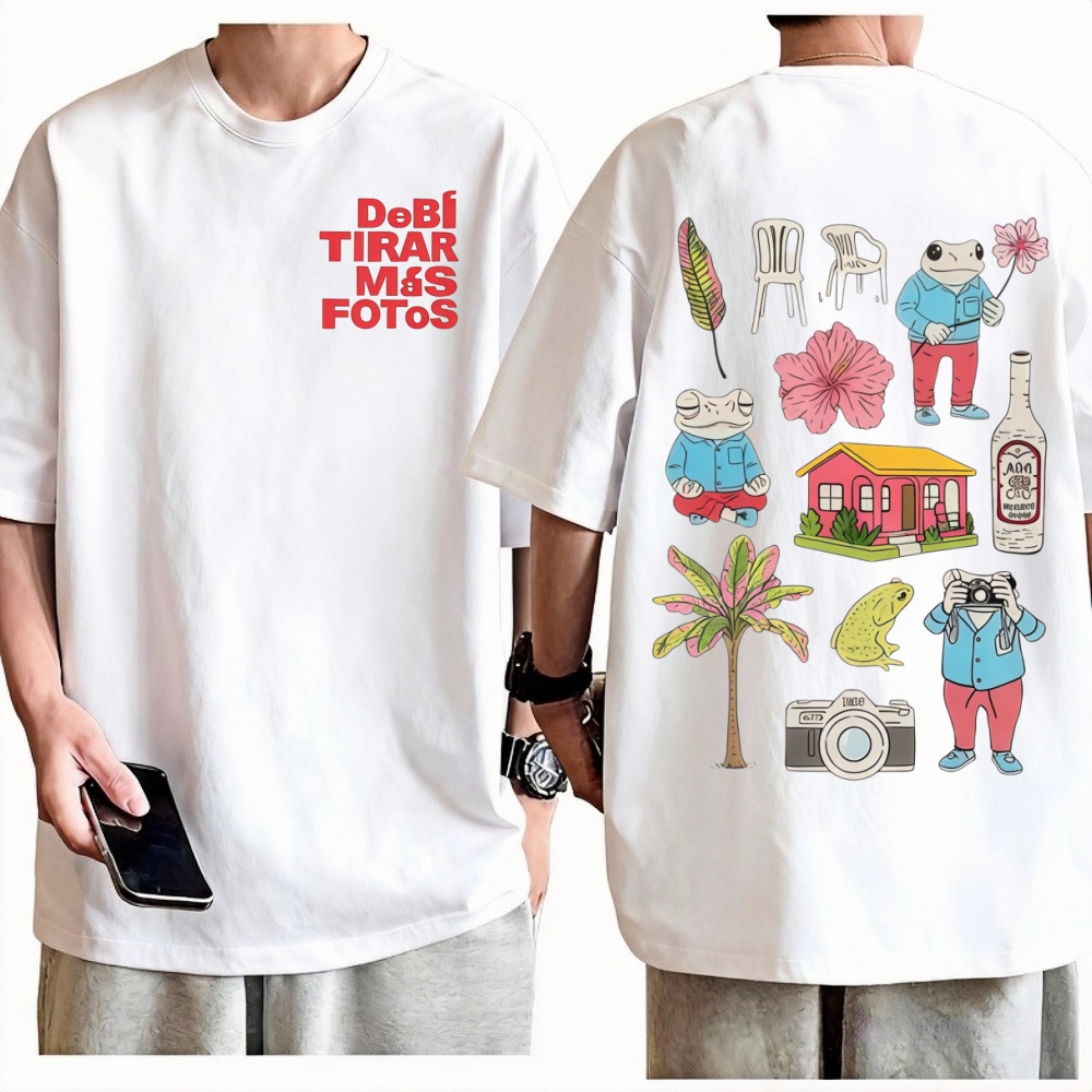 Rapper Bad Bunny T-shirt Debi  – обзор и цена Foto Street Fashion