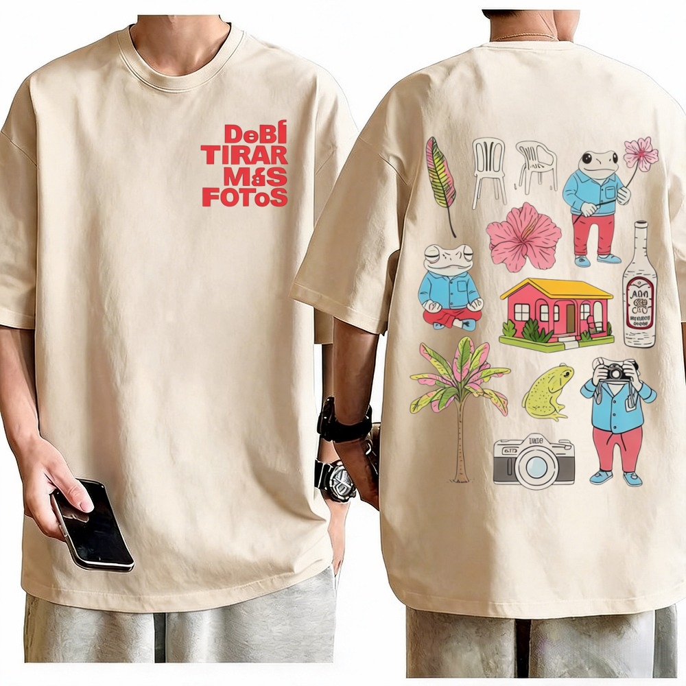 Rapper Bad Bunny T-shirt Debi  – обзор и цена Foto Street Fashion