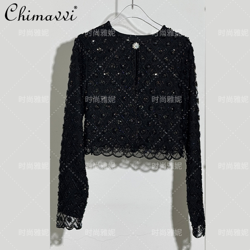 Fashion Diamond Sequined Beade – обзор и цена Street Fashion Necklace