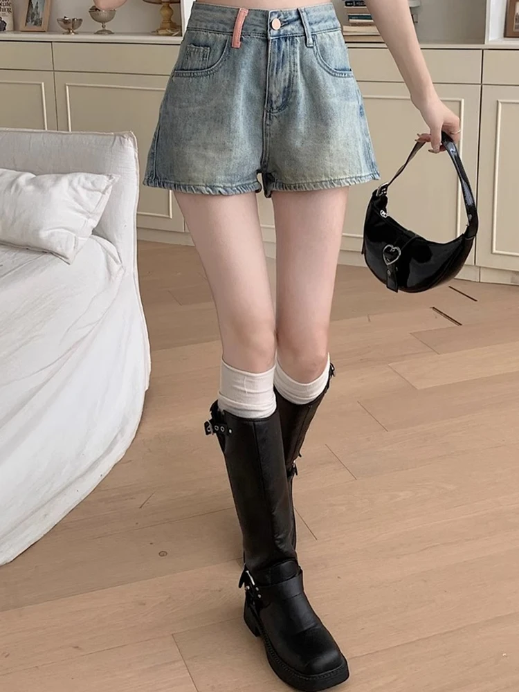 Girls Korean High Waist Denim  – обзор и цена Korean Street Fashion Female