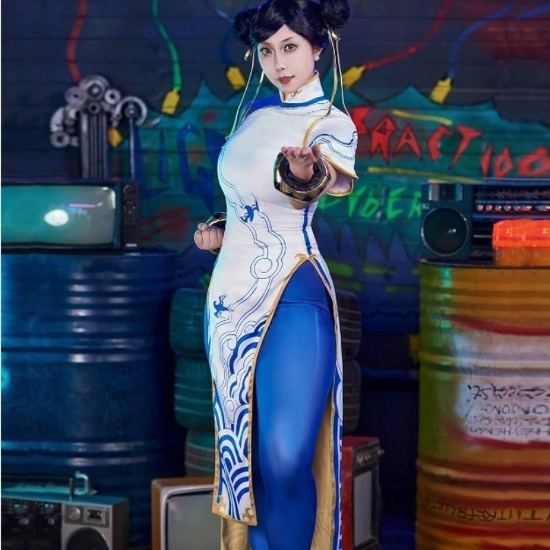 Game Chun-Li Costume Street Co – обзор и цена Street Fashion Dress