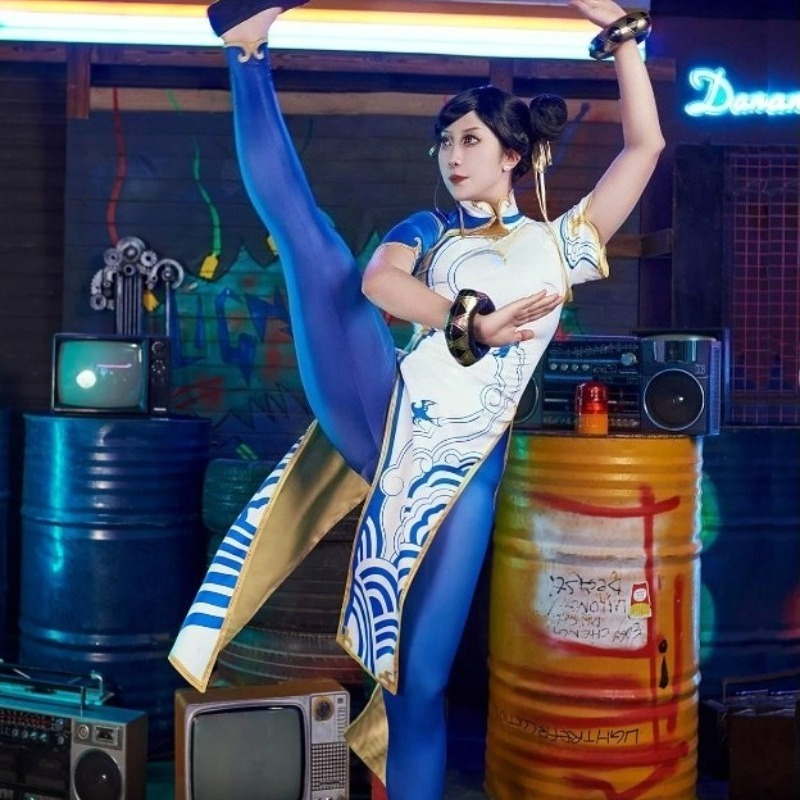 Game Chun-Li Costume Street Co – обзор и цена Street Fashion Dress