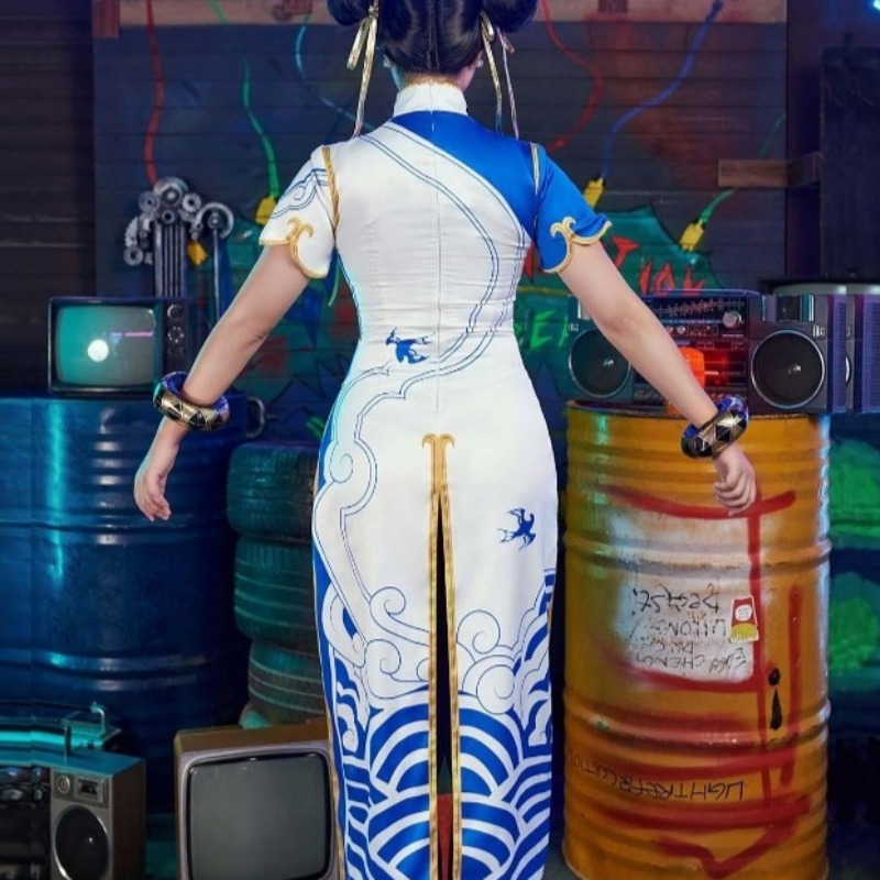 Game Chun-Li Costume Street Co – обзор и цена Street Fashion Dress