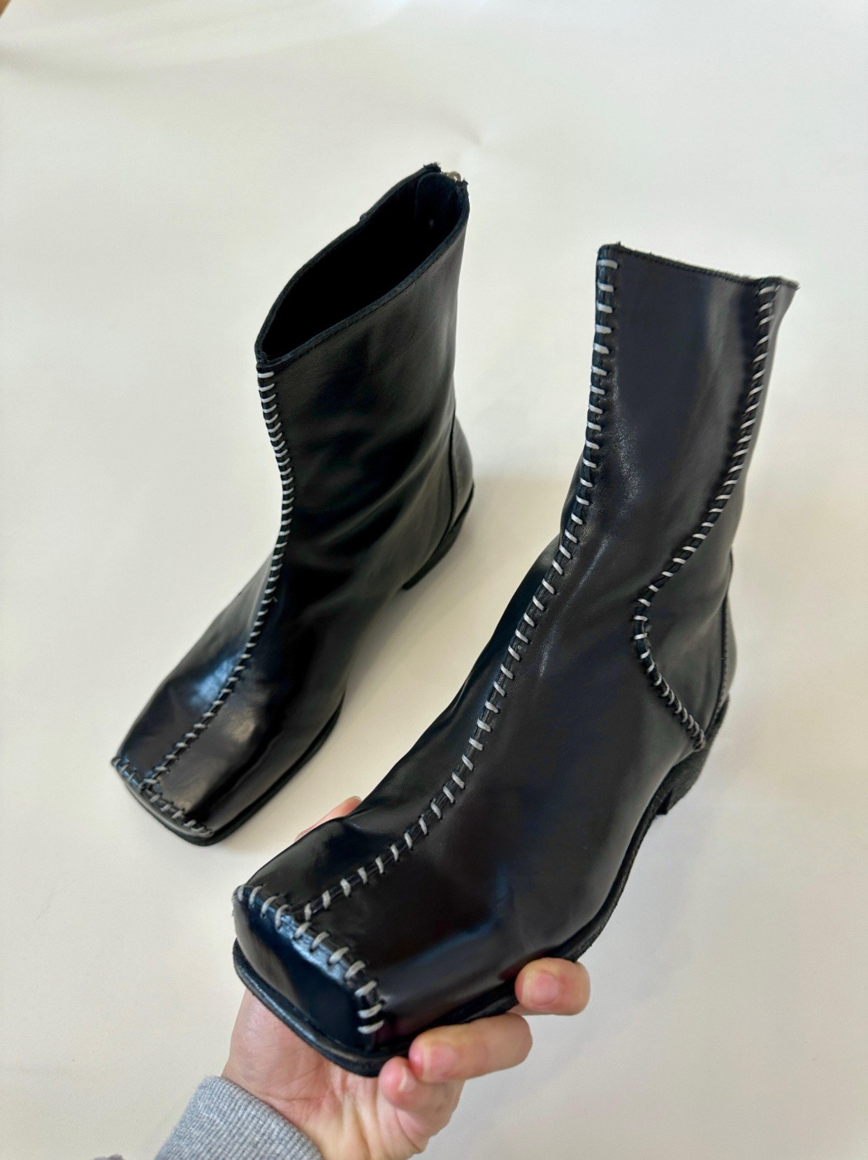 Women's Black Leather Ankle Bo – обзор и цена Street Fashion Look