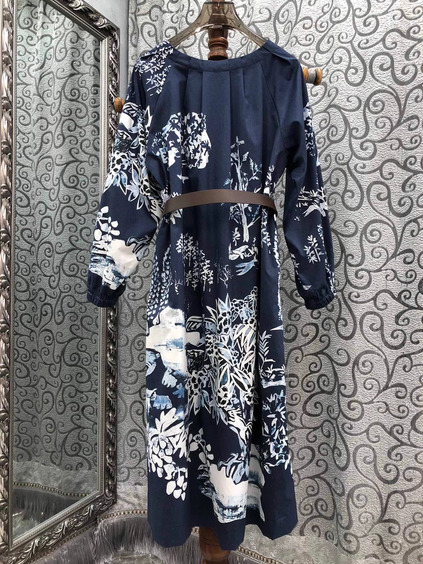 Vintage Print Dress 2025 Autum – обзор и цена Street Fashion Events