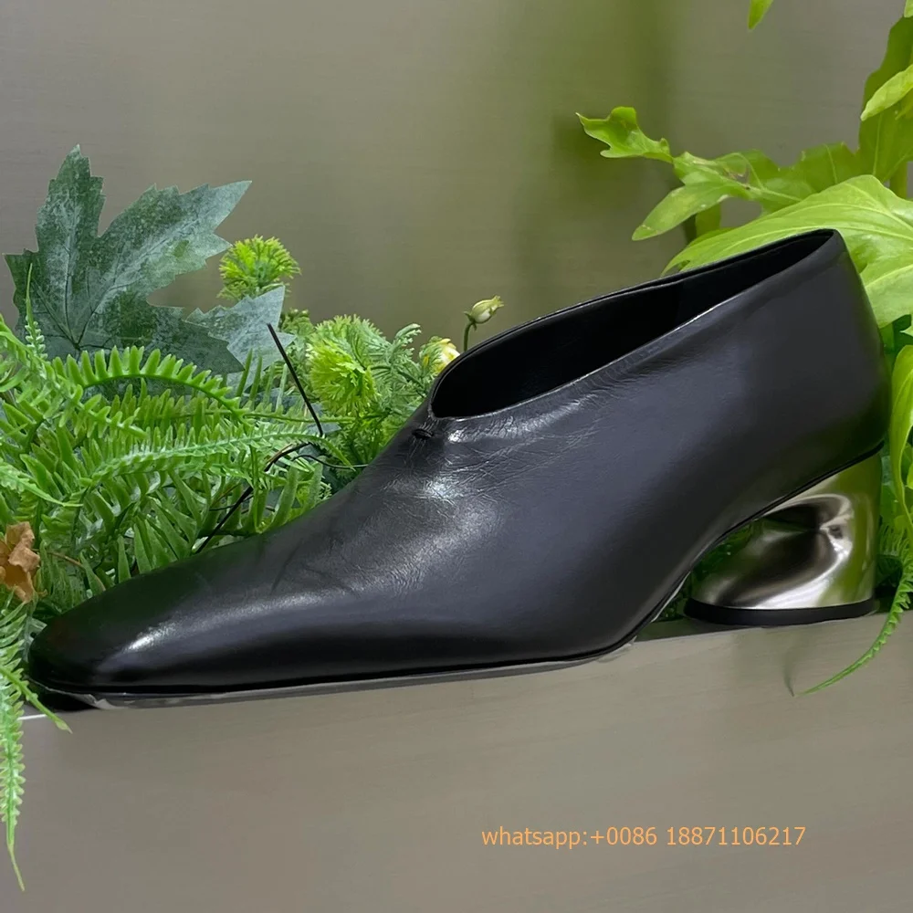 Genuine Leather Weird Heel Wom – обзор и цена Street Fashion Rome 2025