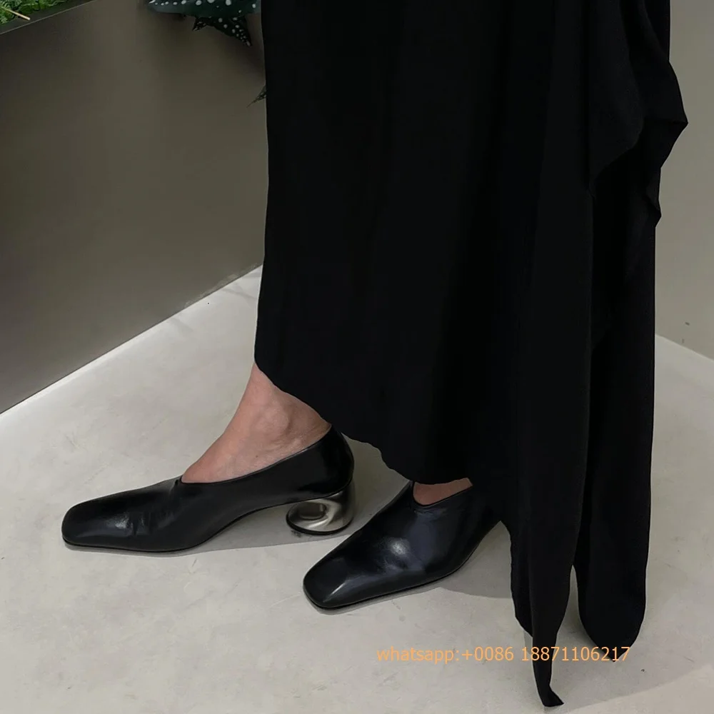 Genuine Leather Weird Heel Wom – обзор и цена Street Fashion Rome 2025