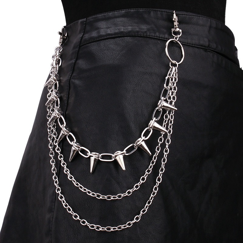 Hip Hop Punk Rock Metal Pants  – обзор и цена Street Fashion Necklace