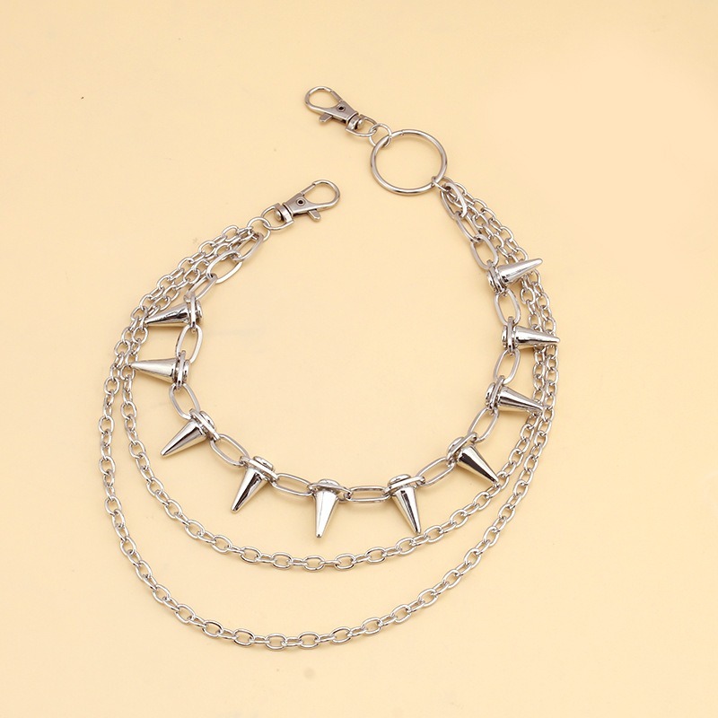 Hip Hop Punk Rock Metal Pants  – обзор и цена Street Fashion Necklace