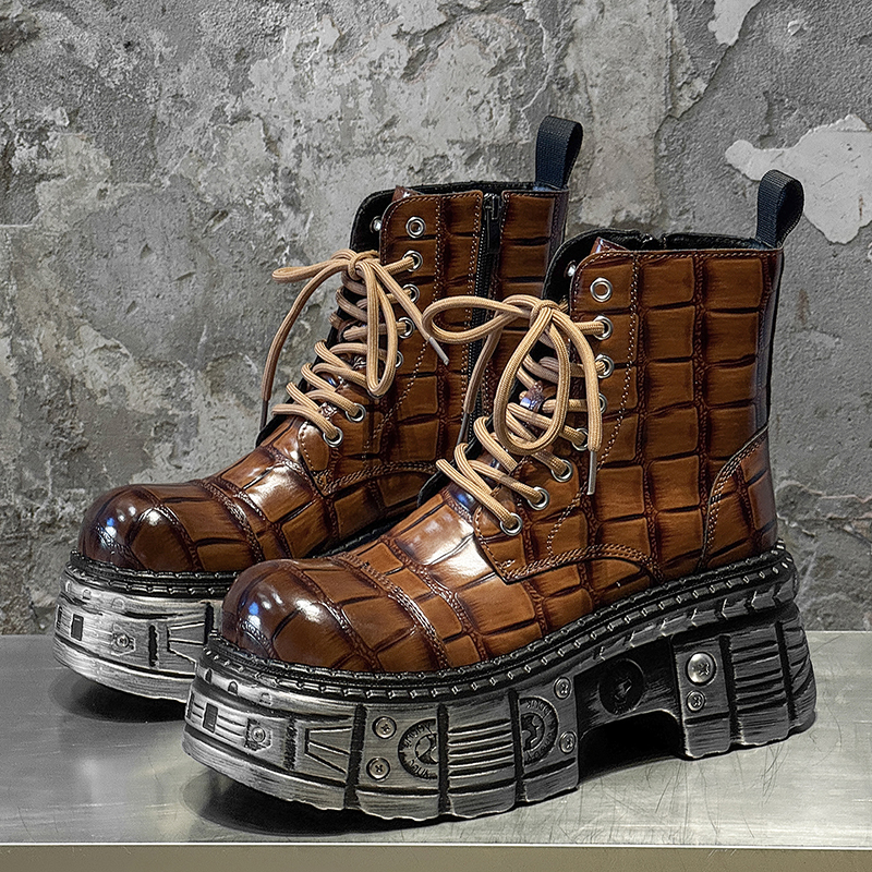 New trendy men thick soled hig – обзор и цена Street Fashion Trends