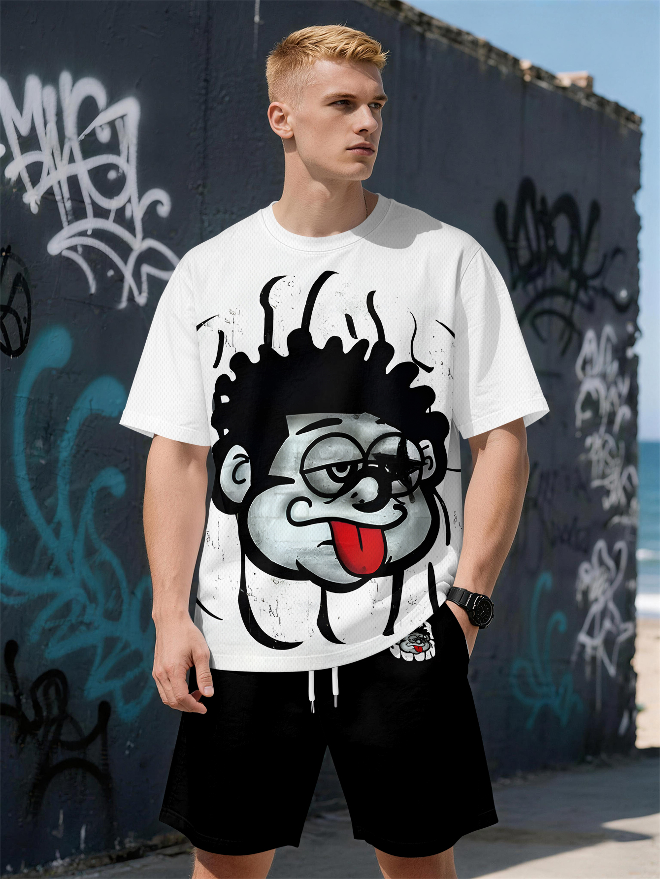 2026 Summer New Men's Short-Sl – обзор и цена Street Fashion Trends