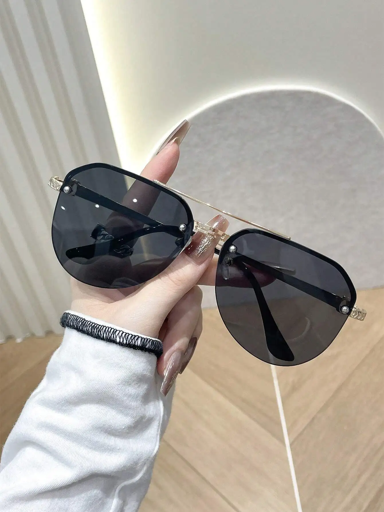 1 Pair Copper-Tone Aviator Fra – обзор и цена Street Fashion Events