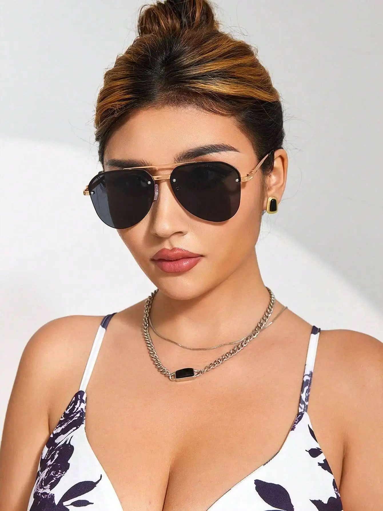 1 Pair Copper-Tone Aviator Fra – обзор и цена Street Fashion Events