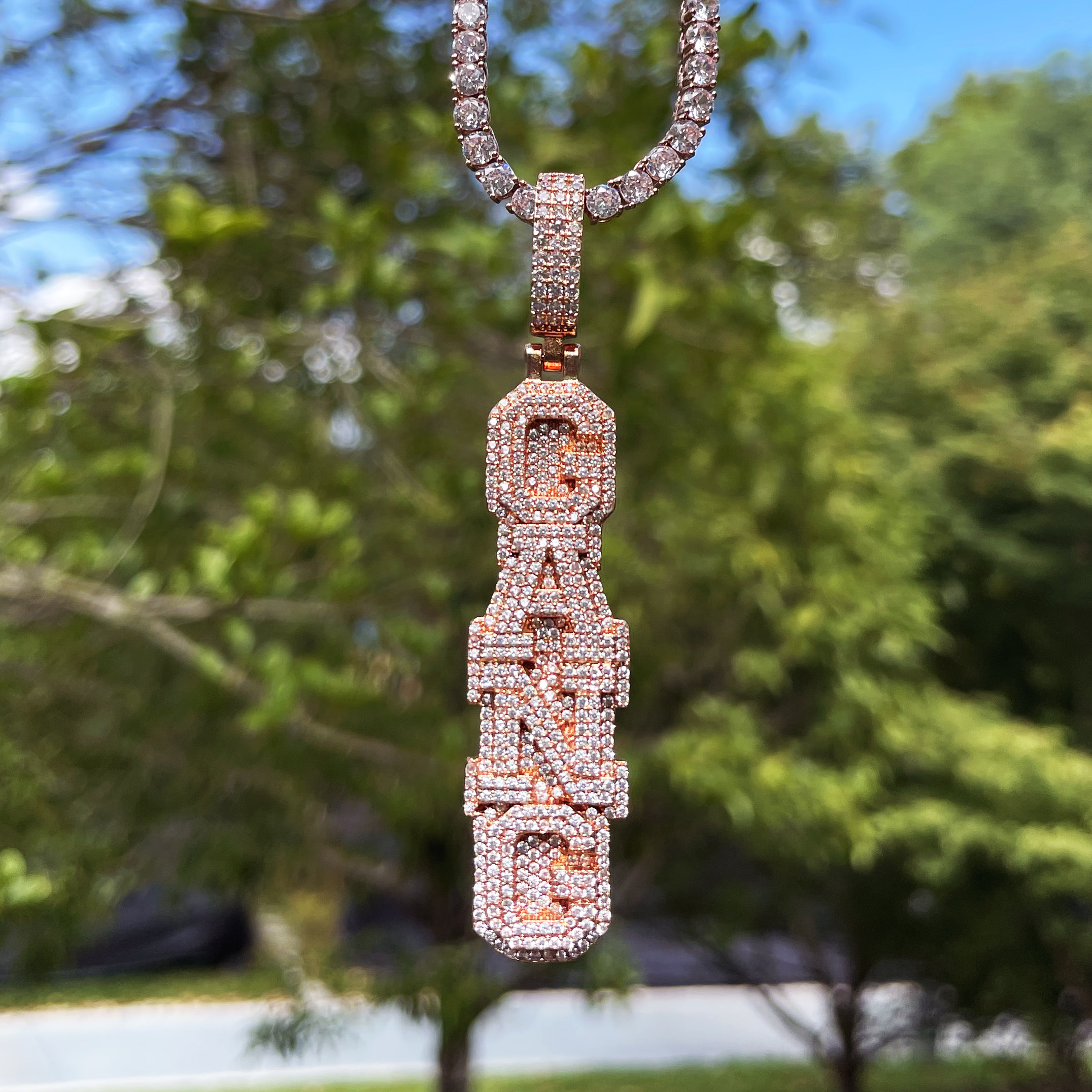 Bubble Letter Customized Name  – обзор и цена Street Fashion Necklace