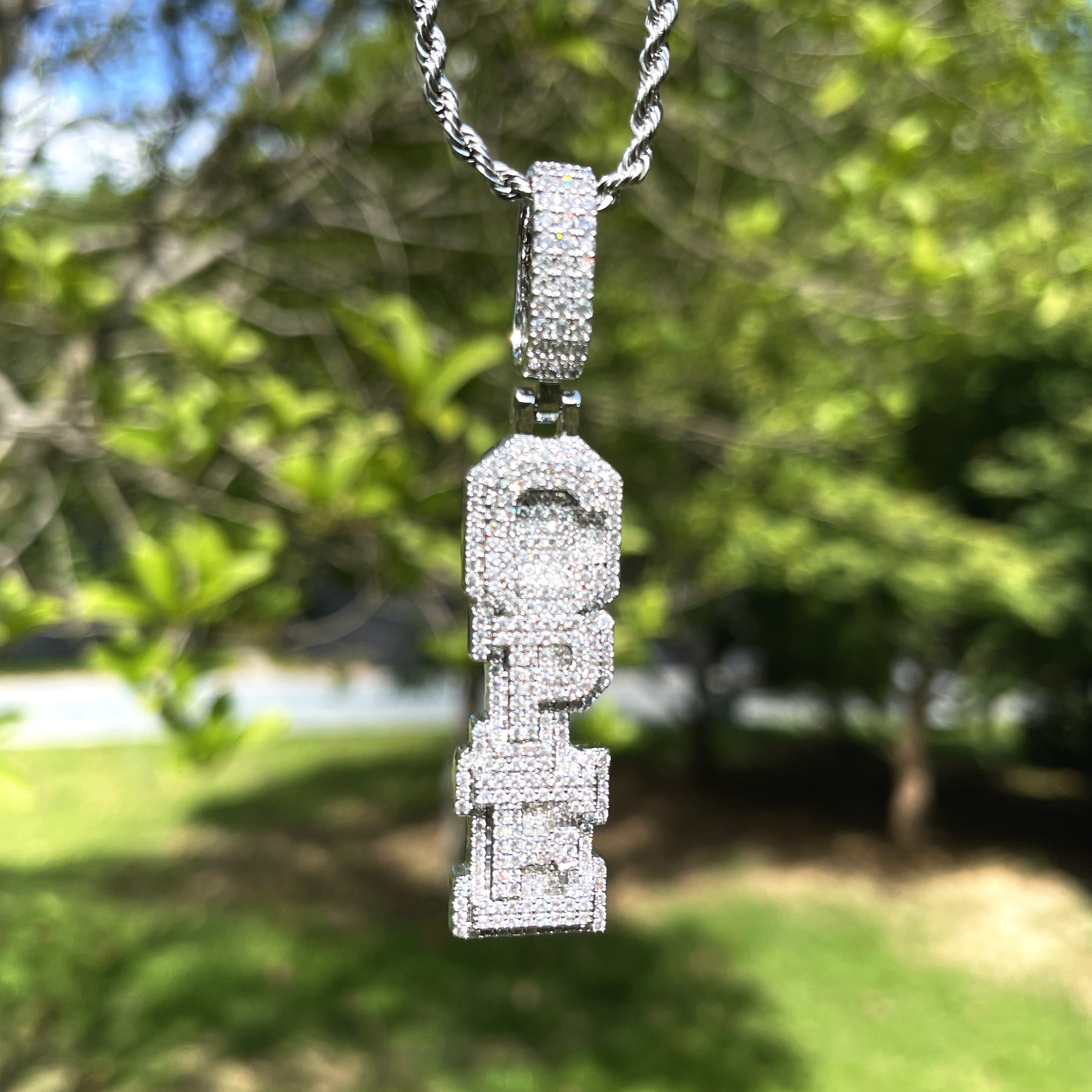 Bubble Letter Customized Name  – обзор и цена Street Fashion Necklace