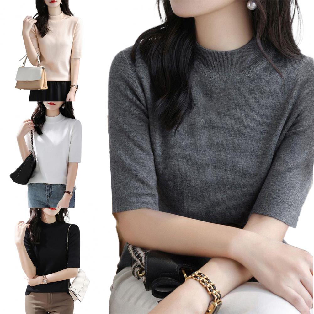 Summer Knitted Sweater Short S – обзор и цена Korean Street Fashion Female