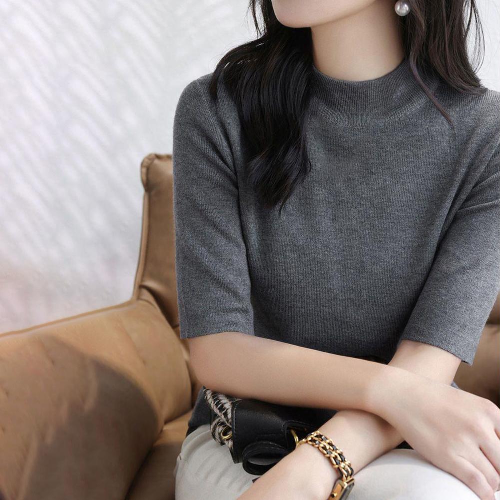 Summer Knitted Sweater Short S – обзор и цена Korean Street Fashion Female